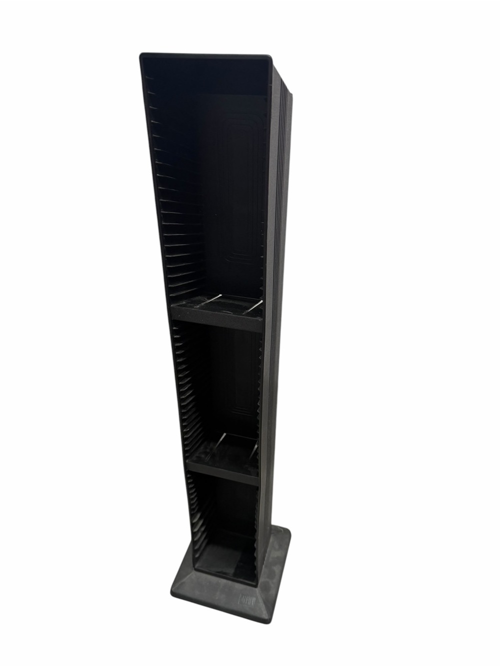 Vintage Laserline 50 CD Tower Storage Rack Holder Display Case Floor Stand 29".